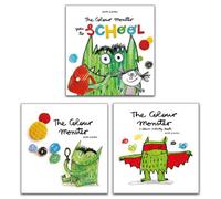 Templar Publishing Anna Llenas Collection 3 Books Set (The Colour Monster, The Colour Monster: A Colour Activity Book, The Colour Monster Goes To