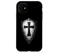 Templar Shield With Cross Emblem Case for iPhone 11