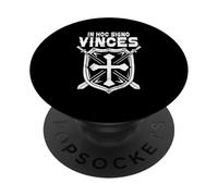 Templar Warrior In Hoc Signo Vinces Cross & Sword Christian PopSockets Adhesive PopGrip