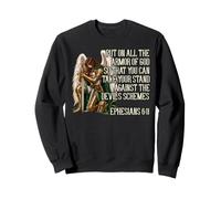 Templar Women Knight Christian Bible Verse Saying Lord Sweatshirt