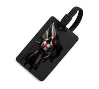 Templars Knights Flag Luggage Tag Identify Labels Baggage Handbag Tags with Name Card for Travel