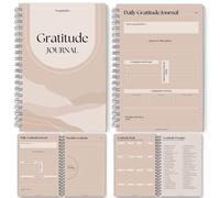 Templatables Gratitude & Mindfulness Journal | Gratitude Template, Self Care Planner, Positivity Diary, Daily Journal, Gratitude Jar, Wellness, Manifestation Journal - A5 Lux