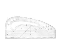 Template Pattern Maker, Comma Curve Garment Ruler Fashion Designing Measure Tool, Fashion Designing Ruler, Drafting Maker Tool For Designers, Tailors, Beginners, Art Students