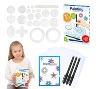 Template Ruler Set, Curve Ruler for Pattern Making | 28x Art Painting Template Set, Sovereign for Painting Stencils for Students Math Material
