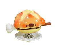 Temple Block Percussion Drum, Percussion Musical Ornament, Educational Gift Mokugyo with Hammer, Percussion Instrument, Style D