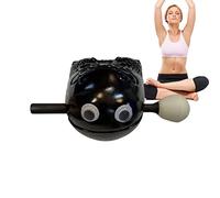 Temple Block Zen Drum, Woodfish Small Eyes Temple Block, Buddhist Zen Block Drum, Percussion Instrument for Meditation Tools, Folk Music Percussion Home Zen Tumotsit