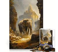 Temple Guardian 1000 Piece Jigsaws for Teenagers Puzzle Brain Workout Toy Calm Escape Art Assembly Thoughtful Gift (38x52cm)