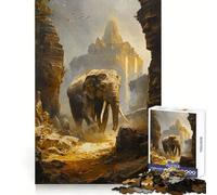 Temple Guardian 1000 Pieces Puzzles for Teenagers Boost Recall Relaxing Fun Accurate Edge Thoughtful Gift (38x26cm)