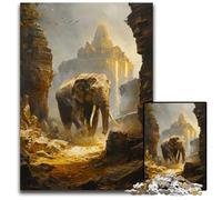 Temple Guardian Jigsaw Puzzle 1000 Pieces Jigsaw Puzzles for Adults Educational Brain Teaser Artistic HomeOffice Decor 14 Age 1000 PCS(75x50cm)