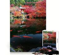 Temple Japan Kyoto Autumn 1000 Piece Jigsaw Puzzle for Teenagers Reason Skill Toy Stress Free Exact Cut Lovely Present (38x52cm)