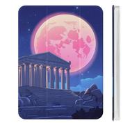 Temple of Aegina Ancient Greece Cute Tablet Case with Pencil Holder Unisex Slim Hard Protective Cover Compatible with iPad Mini 4/5/6
