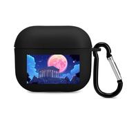 Temple of Aegina Ancient Greece Trendy Bluetooth Earbuds Protector Colorful Wireless Earbud Case Covers Compatible with Airpods 3