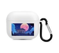 Temple of Aegina Ancient Greece Trendy Bluetooth Earbuds Protector Colorful Wireless Earbud Case Covers Compatible with Airpods 3