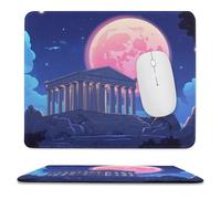 Temple of Aegina Ancient Greece Trendy Gaming Mouse Pad Rubber Base Non-Slip Large Desk Mat Home Office 9.8"x11.8"