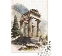 Temple of Apollo in Delphi, Classic Puzzle, 1000 Pieces, 52x38cm/1000pcs