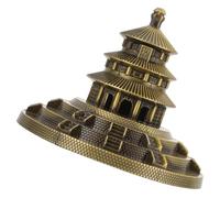 Temple of Heaven Figurine Metal Ancient Architecture Model for Office Decor