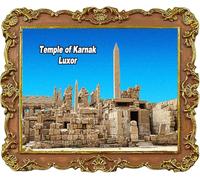 Temple of Karnak Luxor Egypt Tourist Souvenirs Refrigerator Magnet Fridge Decorations Magnet