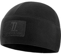 Temple Tape Tactical Beanie Hat - Front & Back Patch Panel - Multi Season Military Hats for Men - Mens Patch Army Beanies, Black, XL