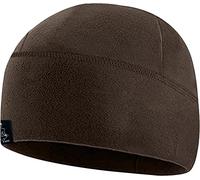 Temple Tape Tactical Fleece Watch Cap Beanie - Skull Cap Fleece Hat - Deep Brown - One Size (Fits Most Heads)