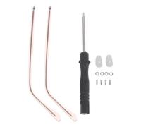 Temple Tips for Glasses 1 Pair Universal Glasses Replacement Temples Eyeglasses Metal Arms Legs for Repair Tool Eyewear Accessories(Rose Gold)