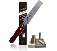 Temple Tool Co. Japanese Flush Cut Saw - 6 Inch Double Edge Pull Saw for Flush Cutting Dowels, Pegs, Wedges - Hardwood Softwood