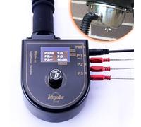TempMaster Wireless BBQ Temperature Controller Set n Forget Automatic Fan For Weber Grills Free Stainless Vent Adapter Carry-All Case Turn Kettle, Smokey Mountain, WSM, into Auto Charcoal Smokers