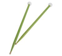 TEMPNAP 1 Pair Double-ended Percussion Drum Mallets with Soft Felt Heads and Wooden Tips, 16in Curved Handle Drumsticks for Professional Drummers, Suitable for Live Recording and Jazz
