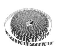 TEMPNAP 1 Roll Zebra Pattern Decorative Ribbon Wide Multi-Function Festival Wrapping Ribbon for DIY Crafts Wedding Headbands Hair Accessories and Decorative Bows