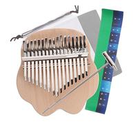 TEMPNAP 1 Set Beginner Kalimba Key Thumb Piano Portable Music Instrument for Easy to Use Finger Piano with Crisp Sound for Beginners