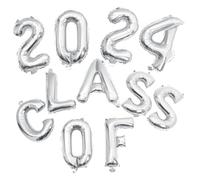 TEMPNAP 1 Set Class of Graduation Themed Aluminum Balloons for Party Decorations Create Lasting Memories with Graduation Banner Balloons for Celebrating