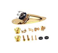 TEMPNAP 1 Set Durable Electric Guitar Strap Buckles Jack Socket Plate Premium String Tree Nail for Electric Guitars Replacement for Players and Learners