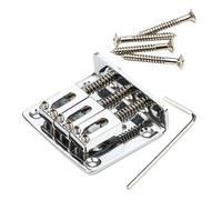 TEMPNAP 1 Set String Guitar Bridge Assembly Stainless Steel Electric Guitar Saddle Replacement for Improved Sound Quality and Precision Easy to Use and Lightweight Design