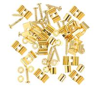 TEMPNAP 10 Set Professional Guitar String Retainers Durable Headstock String Rods for Electric Guitar Easy Installation