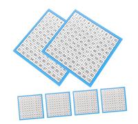 TEMPNAP 10 Sheets Laminated Math Number Charts Digital Chart for Interactive Classroom Homeschooling Supplies Engaging Learning Tool