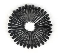 TEMPNAP 100pcs Electronic Dart Tip Accessories Black Pom Screw Thread | 4.5mm Spiral Design, Secure Fitting, Easy Installation, Dart Board Accessories
