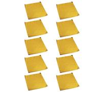 TEMPNAP 100pcs Golden Aluminium Foil Candy Wrappers for Chocolates and Candies Square Shape Keeps from Damp for Shower Or Bakery Party Packaging