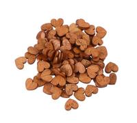 TEMPNAP 100pcs Wooden Heart Buttons Heart Shaped DIY Buttons Wood Material Fine Craftsmanship Versatile Use for Decorating Rustic Wedding and Home Decor