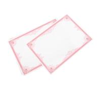 TEMPNAP 10pcs Red Blank Certificate Paper A4 Size Honor Diploma Inner Sheets for Award Certificates School Participation and Graduation Printing