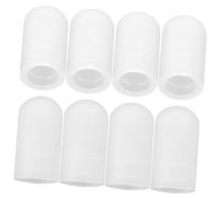 TEMPNAP 10pcs Silicone Drumstick Silent Tips Caps Lightweight Drumstick Accessories with Balanced Feel and Improved Rhythm for Drum Instruments Practice the Go