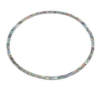 TEMPNAP 12pcs Guitar Soundhole Inlay Stickers Thin Design Shell Material Easy to Install Pvc Guitar Stickers Sound Hole Rosette Decoration for Acoustic Classical