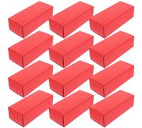 TEMPNAP 12pcs Paper Boxes for Lipstick Essential Oil Bottle Cardboard Lipstick Present Box with Smooth Rounded Edges Space-saving Kraft Paper Packaging for Daily Life Wrapping