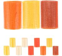 TEMPNAP 12pcs Pre-Cut Acrylic Fiber Latch Hook Yarn for DIY Rug Making, Crochet and Sewing Craft Supply, Yarn Tufting Kit for Home Crafting