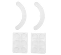 TEMPNAP 14pcs Drum Mute Cushion Pads for Drum Silencing with Adjustable Size Silicone Material Strip and Single Oval Shape for Quiet Practice