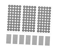 TEMPNAP 15 Sheets 3d Scanning Marker Dots for 3d Scanner with Tear Resistant Pet Reflective Film, Easy to Pickup Reflection Markers Suitable for Optical Measurement and Animation