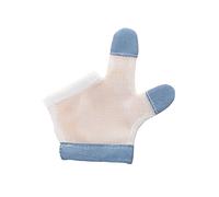 TEMPNAP 1Pair Eating Hand Gloves for Breathable Teething Mitt to Teething Protect Hands and Face from Scratches Comfortable Fit for Newborns with Cute Dots