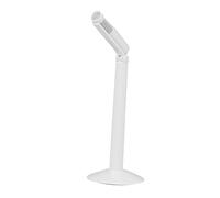 TEMPNAP 1pc Portable Foldable Interview Microphone Sound for Recording Desktop Stand Condenser Mic White for Vlogging Podcasting and Streaming