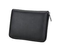 TEMPNAP 1pc Wallet Multi-Function Organizer Bag for Travel Compact Leather Case for Black