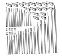 TEMPNAP 1set Bassoon Repair Accessories Kit Threaded Rods Screws Grooved Blocks for Wind Instrument Maintenance and Repair Tools