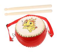 TEMPNAP 1set Hand Drum Percussion Instrument for Boys and Girls Dragon Pattern Music Toy for Early Education Stage and Fun Noise-making Activities