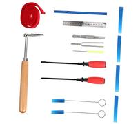 TEMPNAP 1set Piano Tuning Tools Ergonomic Tuning Rods Mutes for Piano Tuner Spanner and Accessories for Beginners and Professionals